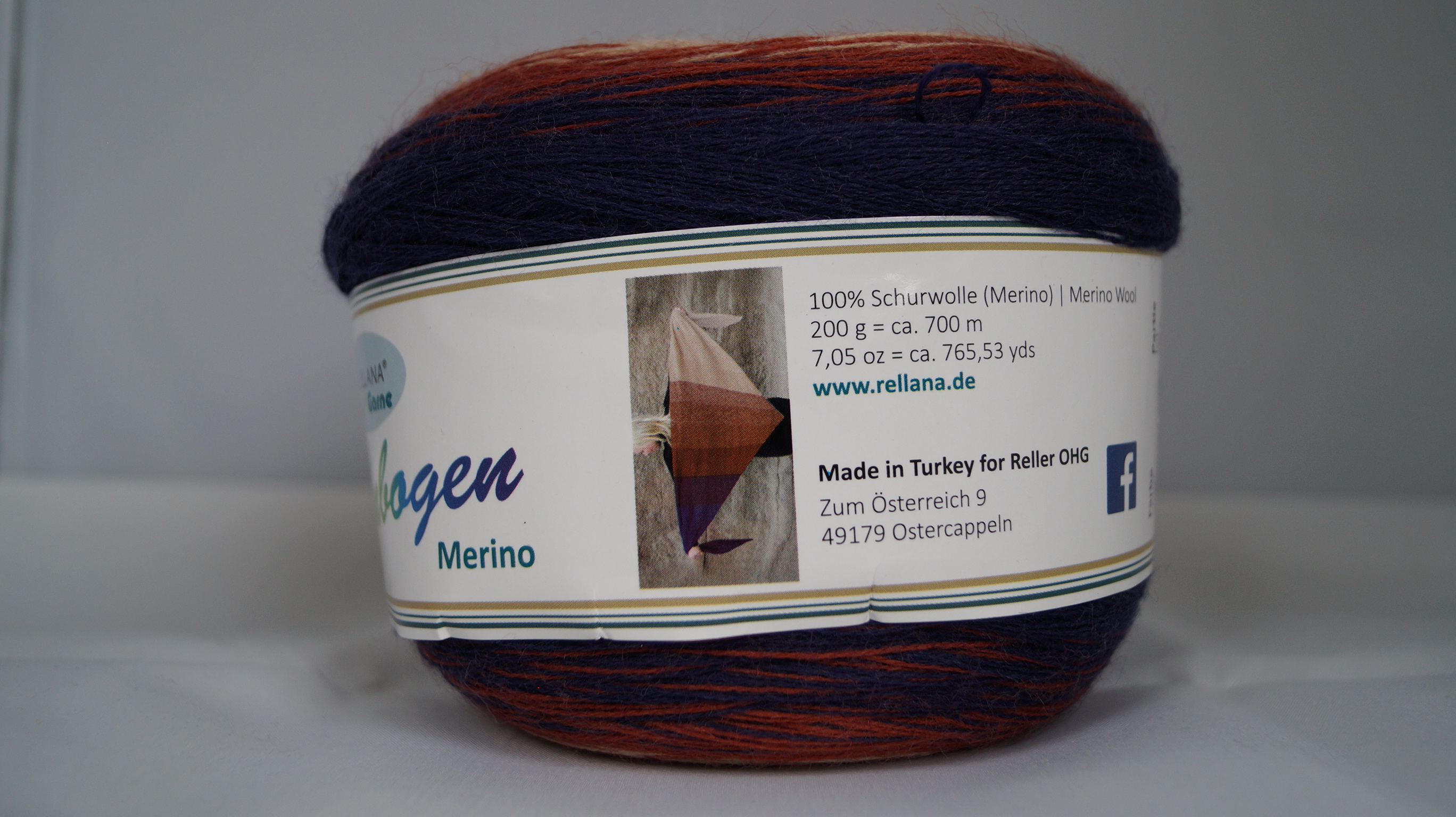 Bobbel Regenbogen Merino 200g Farbe 206