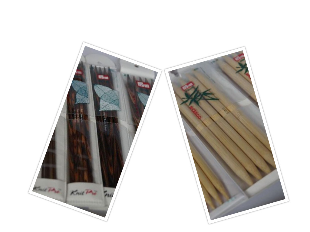 Prym Strumpf-Handschuhstricknadeln Bambus 20 cm  9,0-10,0mm