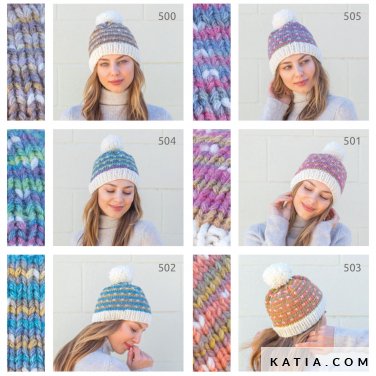 Katia Easy Hat mit Anleitungsprospekt