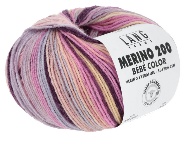 Lang Yarns Merino 200 Bébé Color