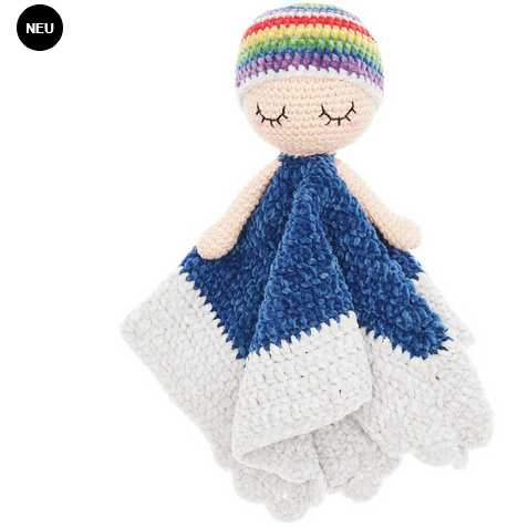 Häkelset Ricorumi Baby Blankies Rainbow 