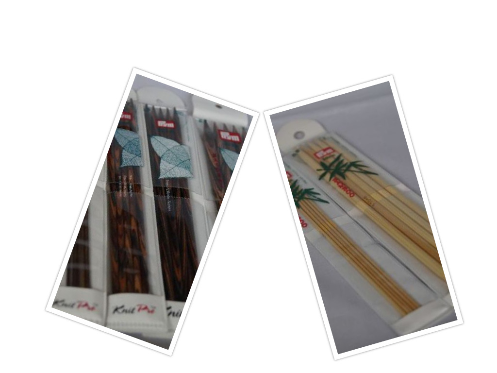 Prym Strumpf-Handschuhstricknadeln Bambus 20 cm  2,0-3,5mm