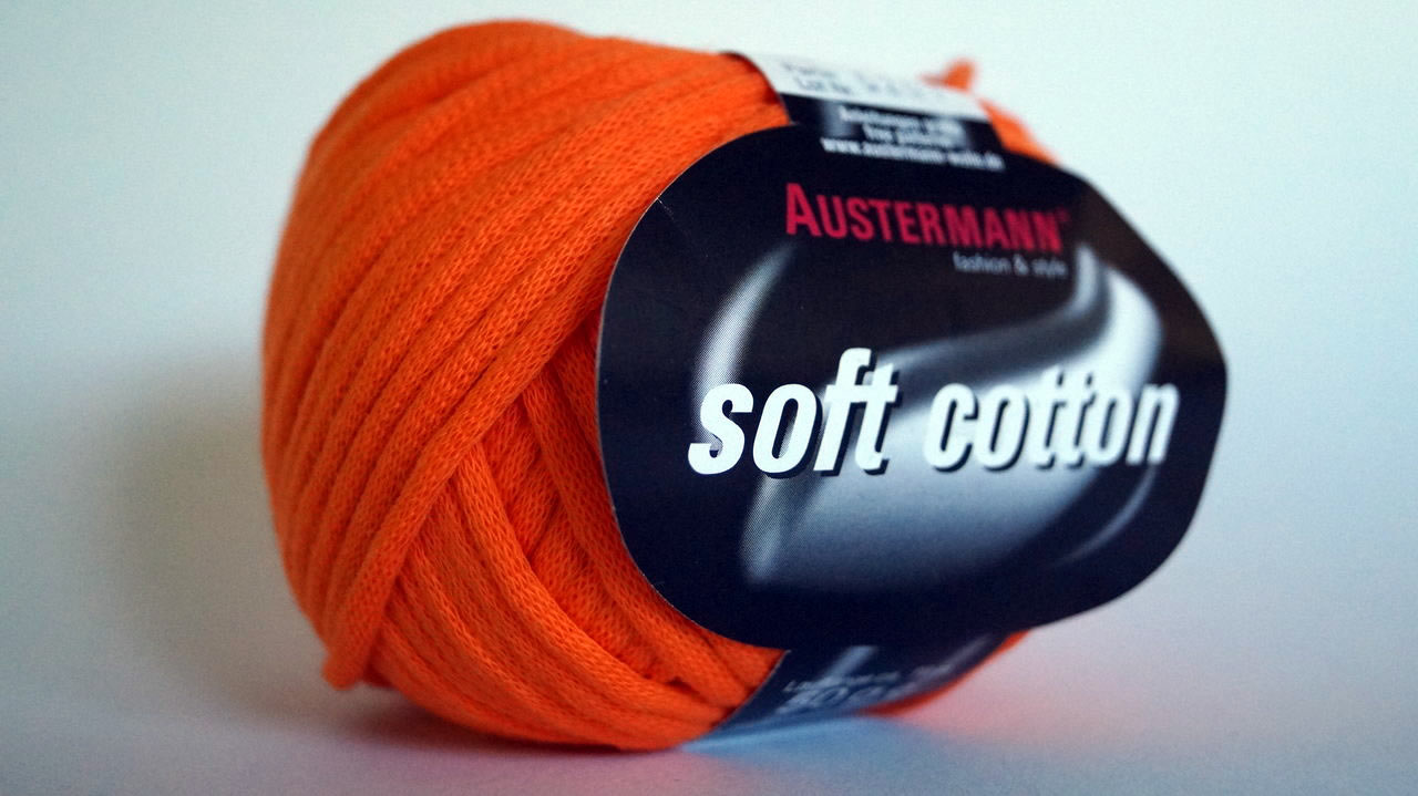 Soft Cotton: Farbe 18 orange-neon - 50g