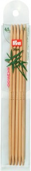 Prym Strumpf-Handschuhstricknadeln Bambus 20 cm  7,0-8,0mm